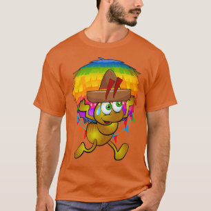 T-shirt Bonne fourmi mexicaine avec une pinata
