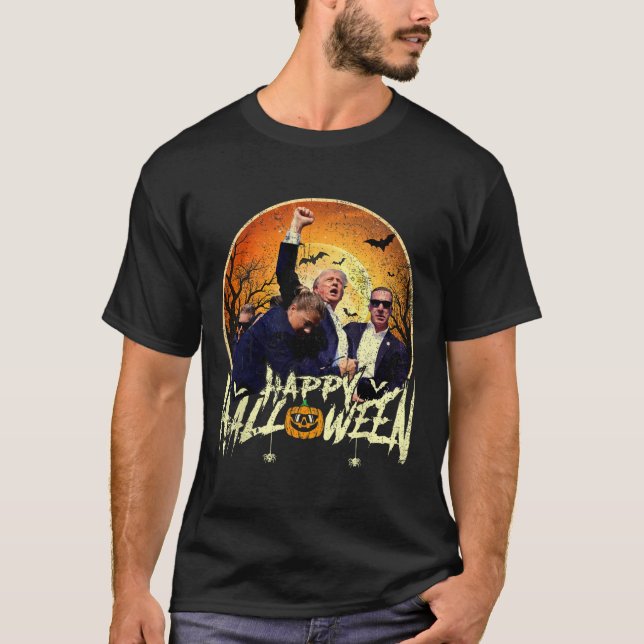 T-shirt Bonne Halloween Trump 2024 Trumpvance 2024 (Devant)