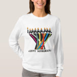 T-shirt Bonne Hanoukka<br><div class="desc">Customisez-le avec votre propre design,  ou l'un des nôtres.</div>