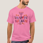 T-shirt Bonne Hanoukka<br><div class="desc">Customisez-le avec votre propre design,  ou l'un des nôtres.</div>