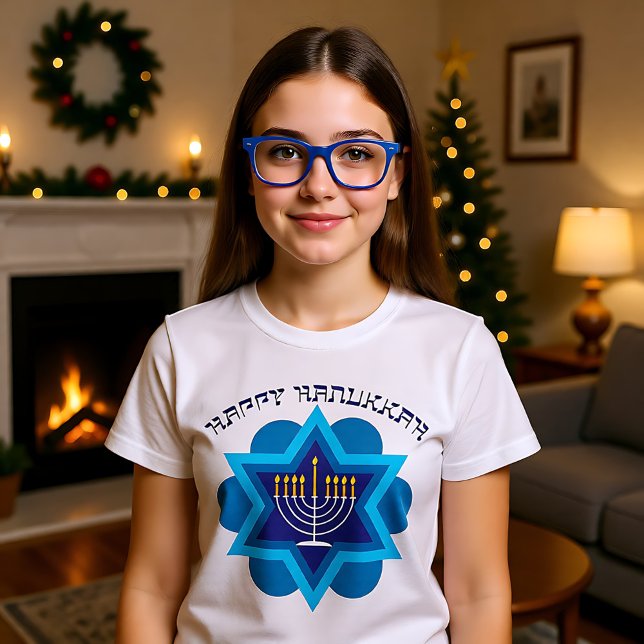 T-shirt Bonne Hanoukka (Happy Hanukkah T-Shirt)