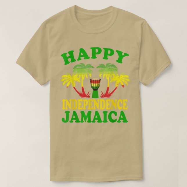T-shirt Bonne Indépendance Jamaïque 2022 Célébration Jamaï (Design devant)