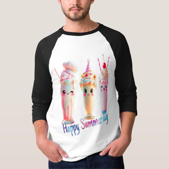 T-shirt Bonne journée d'été (Devant)