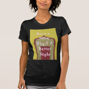 T-shirt Bonne journée et une meilleure nuit d'art encadré 