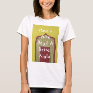 T-shirt Bonne journée et une meilleure nuit d'art encadré 