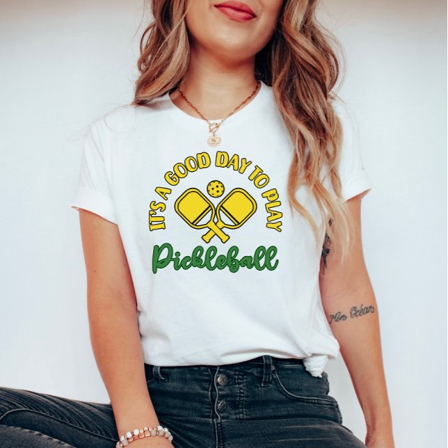 T-shirt Bonne journée pour jouer au Pickleball (Créateur téléchargé)