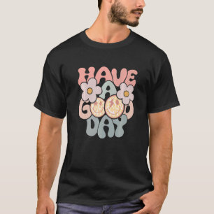 T-shirt Bonne journée pour les femmes Hommes Enfants Souri