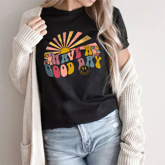 T-shirt Bonne journée - Unisex Tee - noir ou gris