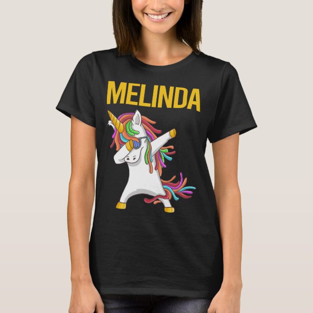 T-shirt Bonne licorne - Melinda Nom (Devant)
