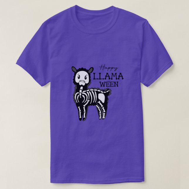 T-shirt Bonne Llamaween (Design devant)