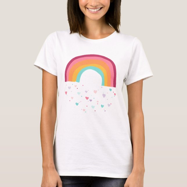 T-shirt Bonne magie arc-en-ciel (Devant)