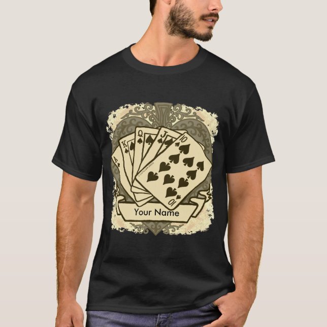 T-shirt Bonne Main de Poker (Devant)