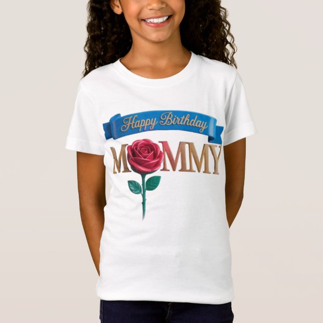 T-Shirt Bonne maman d'anniversaire (Devant)