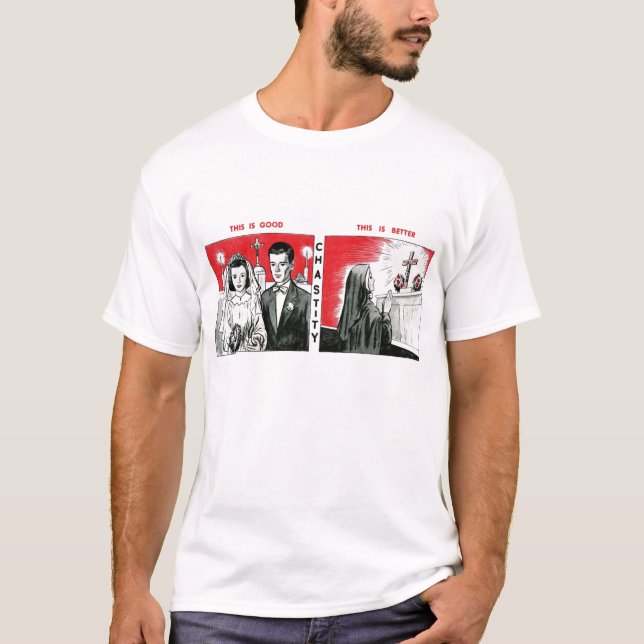 T-shirt Bonne meilleure copie de chasteté (Devant)