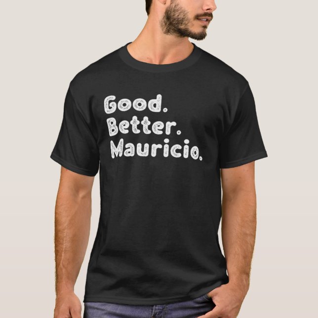 T-shirt Bonne meilleure Mauricio (Devant)