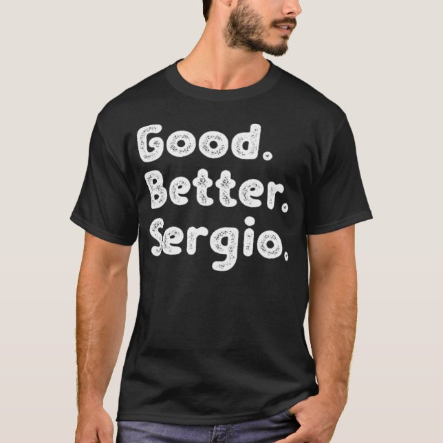 T-shirt Bonne meilleure Sergio (Devant)