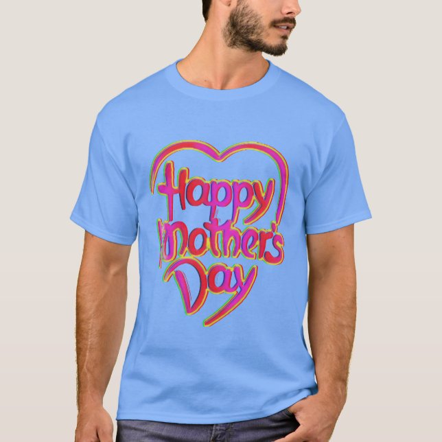 T-shirt Bonne mère Day retro (Devant)