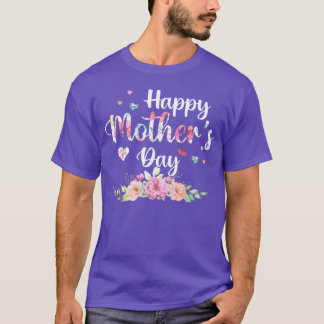 T-shirt Bonne mère grand-mère famille florale