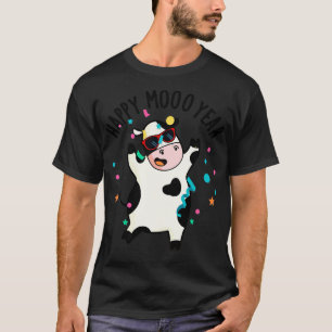 T-shirt Bonne Moo Année Funny Cow Pun 1