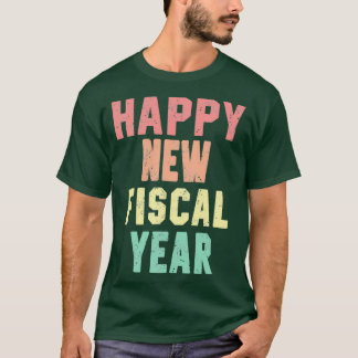 T-shirt Bonne nouvelle année fiscale Vintage