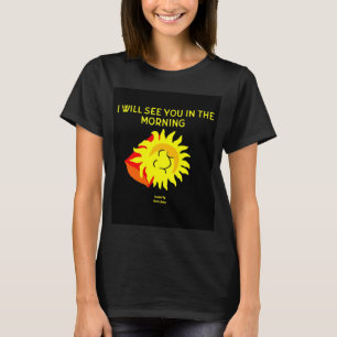 T-shirt Bonne nuit Sun Femmes Noir Basic T Chemise