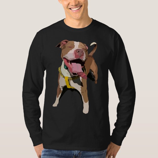 T-shirt Bonne Pitbull Adoptable (Devant)