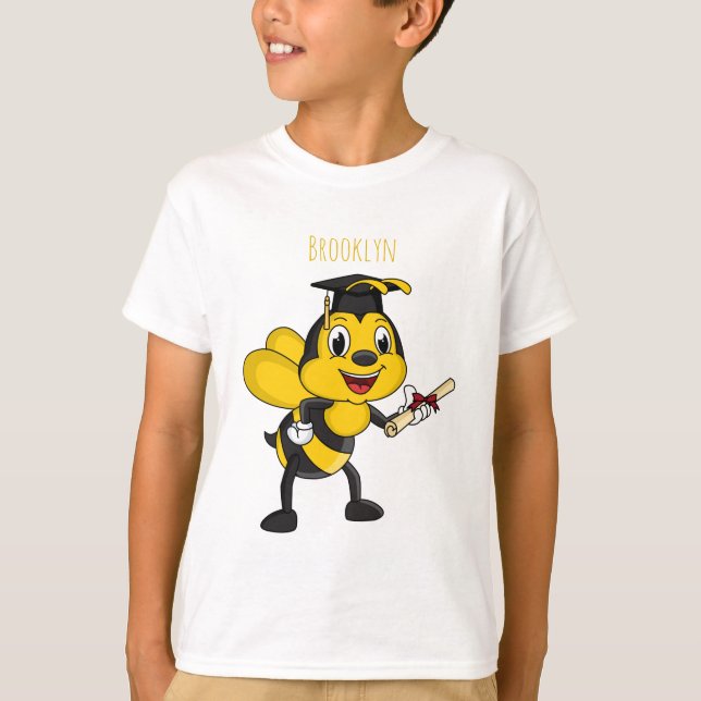 T-shirt Bonne remise des diplômes des abeilles (Devant)