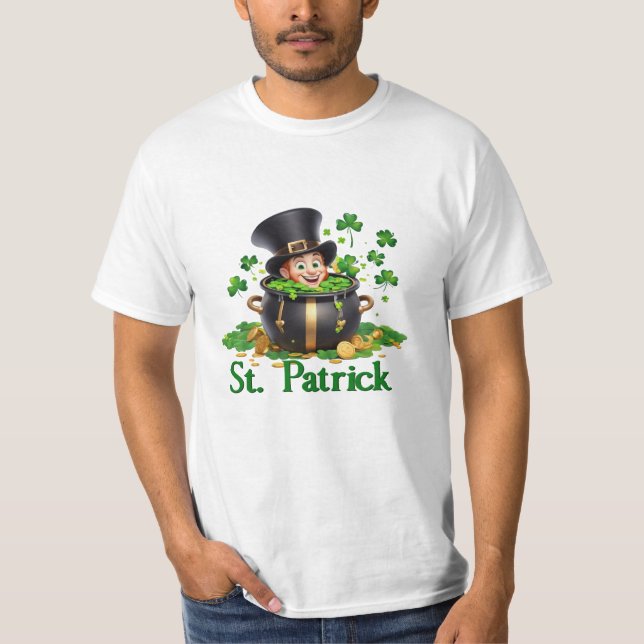 T-shirt Bonne Saint Patrick Day (Devant)