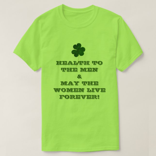T-shirt Bonne Saint Patrick ! Shamrock Fun Irish Cheks (Design devant)