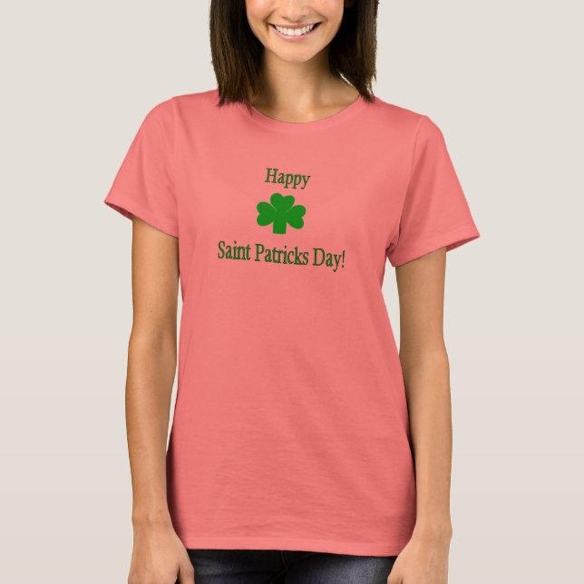 T-shirt Bonne Saint Patrick's Day (Devant)