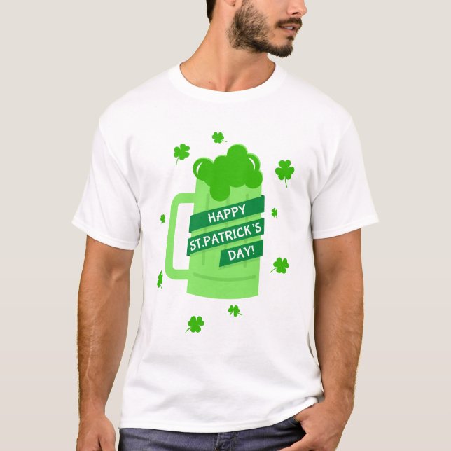 T-shirt Bonne Saint Patrick's Day (Devant)