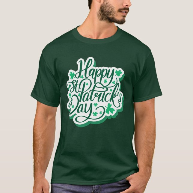 T-shirt Bonne Saint Patrick's Day (Devant)