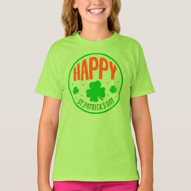 T-shirt Bonne Saint Patrick's Day (Devant)