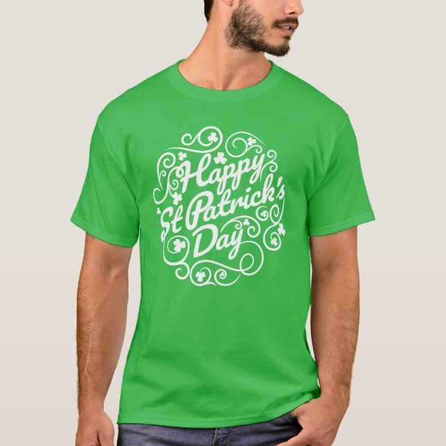T-shirt Bonne Saint Patrick's Day (Devant)