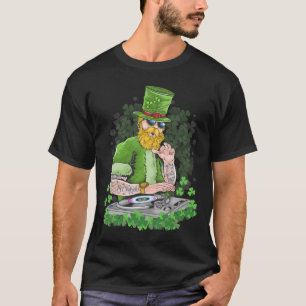 T-shirt Bonne Saint Patrick's Day   Leprechaun DJ