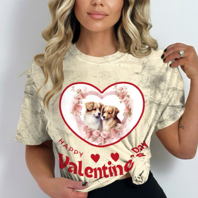 T-shirt Bonne Saint-Valentin - Adorant la dévotion (Créateur téléchargé)