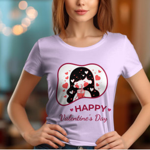 T-shirt Bonne Saint-Valentin - Amour du coeur