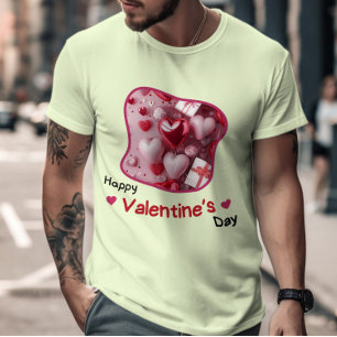 T-shirt Bonne Saint-Valentin - Bien-aimée histoire de dévo