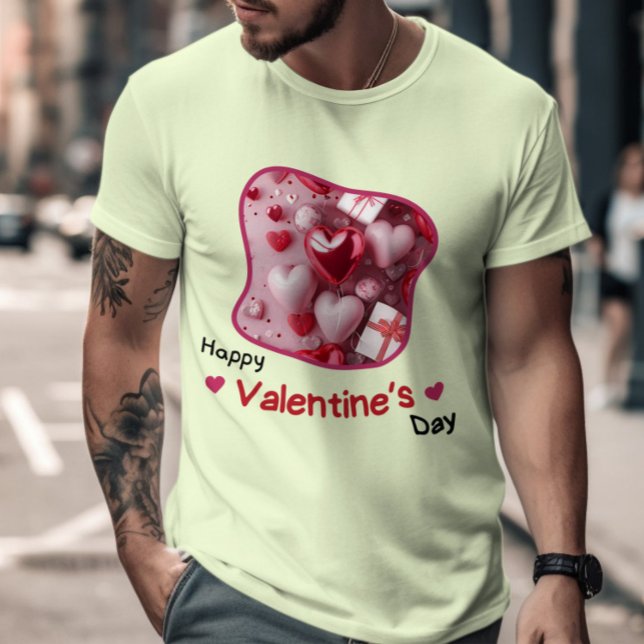 T-shirt Bonne Saint-Valentin - Bien-aimée histoire de dévo (Créateur téléchargé)