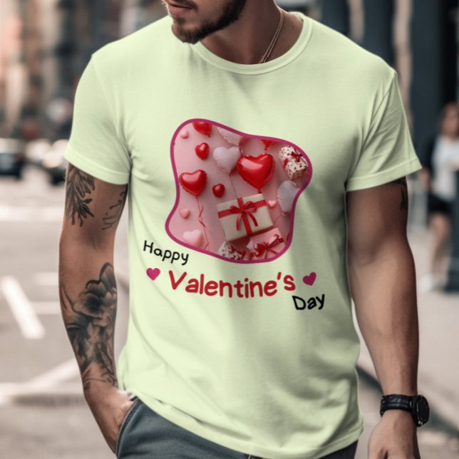 T-shirt Bonne Saint-Valentin - Connexion passionnée (Créateur téléchargé)