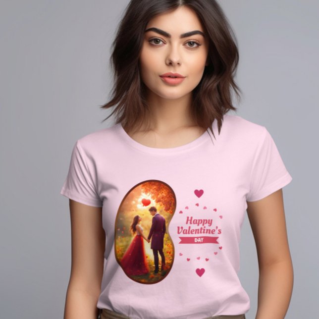 T-shirt Bonne Saint-Valentin - Flames passionnées Amour (Créateur téléchargé)