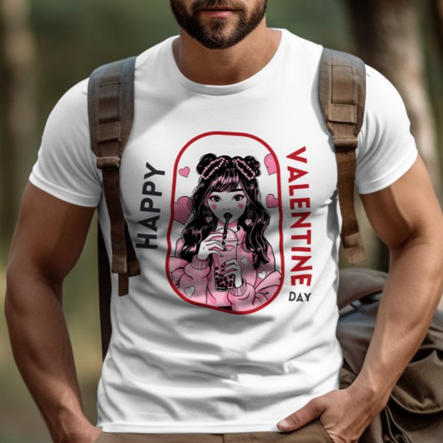 T-shirt Bonne Saint-Valentin - Plaisir romantique (Créateur téléchargé)