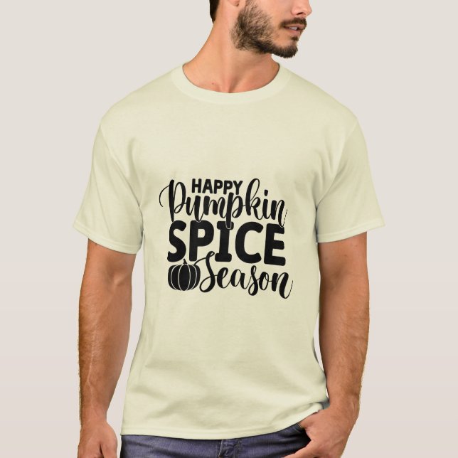T-shirt Bonne saison des épices Citrouilles (Devant)