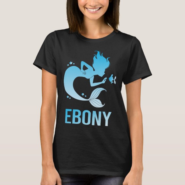 T-shirt Bonne Sirène - Nom d'ébène (Devant)