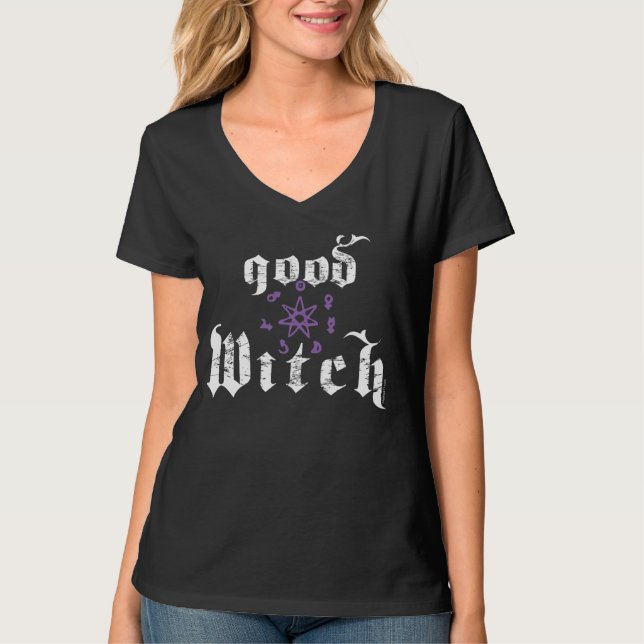 T-shirt Bonne sorcière (foncée) (Devant)