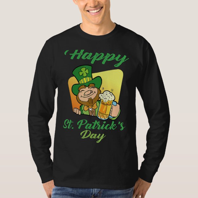 T-shirt Bonne St Patrick's Day Drôle Saint Patrick Irish M (Devant)
