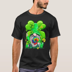 T-shirt Bonne St Patrick's Day mignonne Gnome Tie Dye Sham