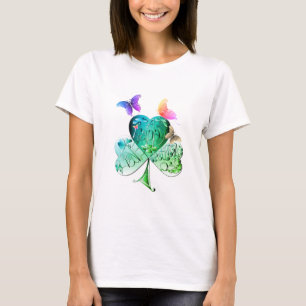 T-shirt "Bonne St. Patrick's Day" Shamrock vert T-
