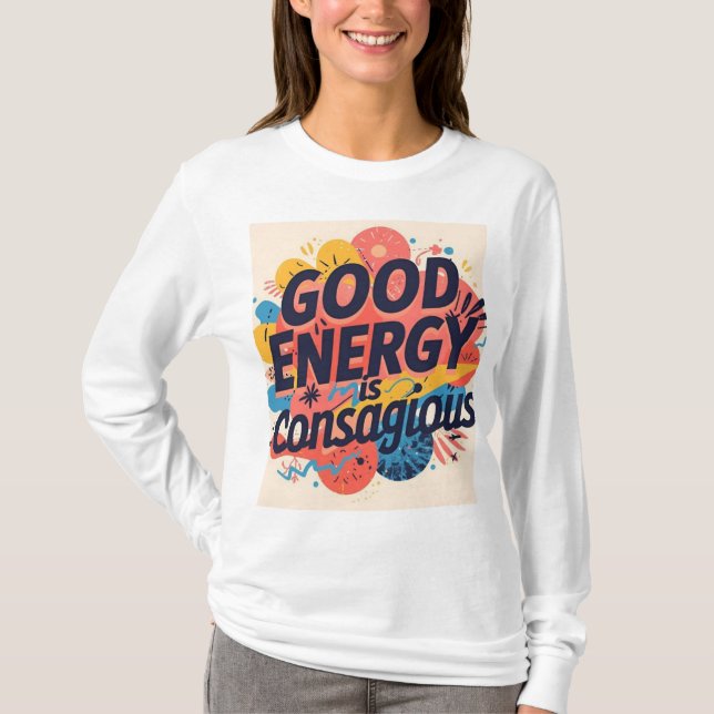 T-shirt bonne vibe (Devant)