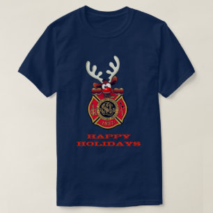 T-shirt Bonnes fêtes corps de sapeurs-pompiers de St Loui